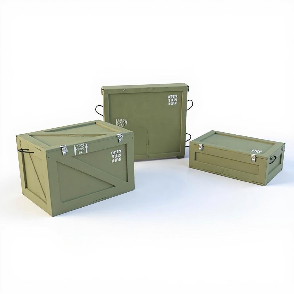 military specific cargo shipping crates